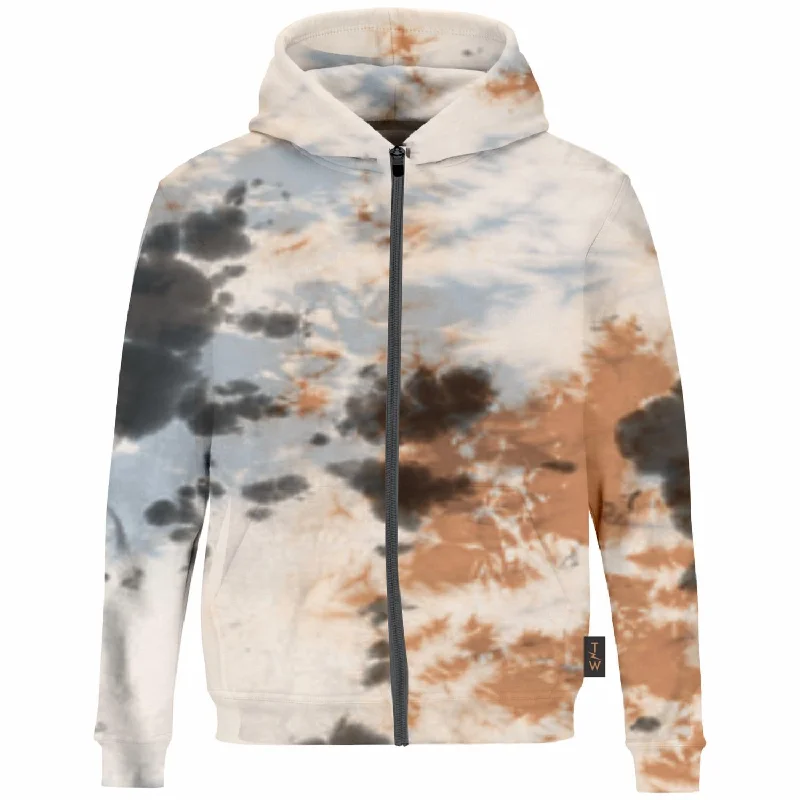 Men's Hoodies with Security PocketsZipper Hoodie In Snake River