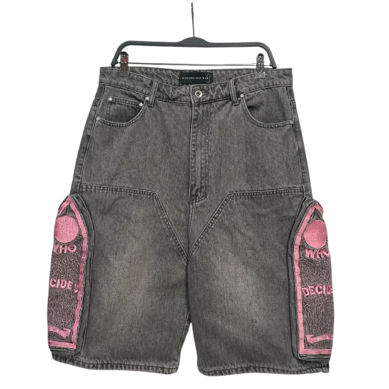 Men's Jeans for Office WearWHO DECIDES WAR/Shorts/34/Denim/GRY/