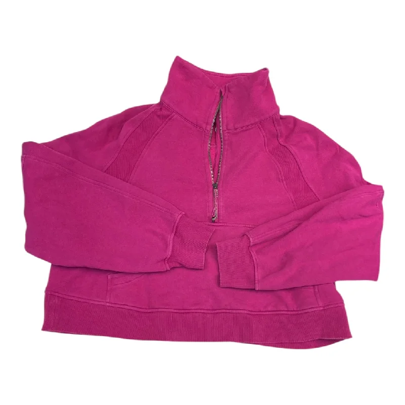Men's Hoodies for Everyday WearAthletic Sweatshirt Collar By Lululemon In Pink, Size:Xl Men's Hoodies for Everyday WearAthletic Sweatshirt Collar By Lululemon In Pink, Size:Xl