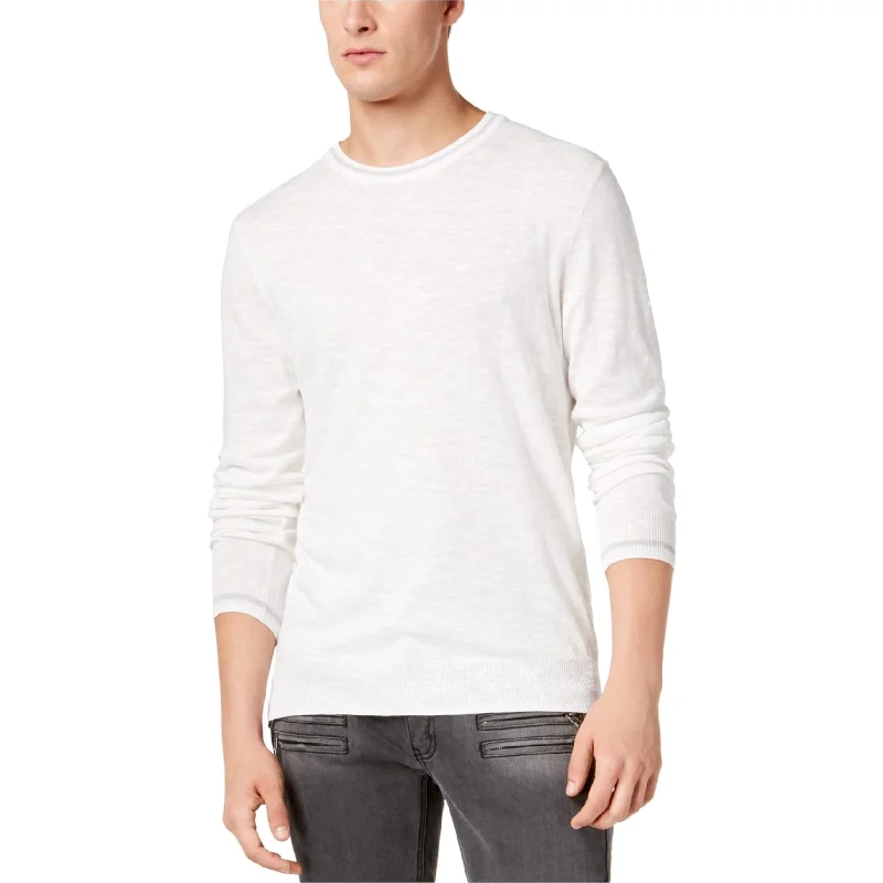 Men's Sweaters with A-Line ShapesI-N-C Mens Contrast-Trim Pullover Sweater, White, X-Large Men's Sweaters with A-Line ShapesI-N-C Mens Contrast-Trim Pullover Sweater, White, X-Large