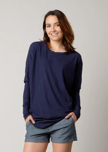 Men's Jeans with Embroidered LogosBrooklyn Denim Co. Asymmetric Organic Cotton/Hemp Shirt