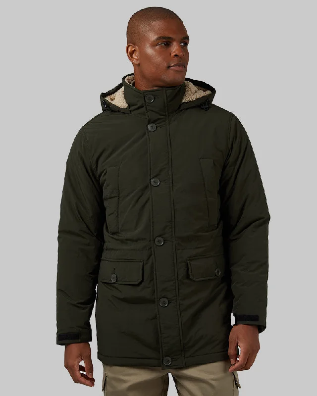 Men's Coats with Fur TrimMEN'S COMMUTER TECH SHERPA-LINED PARKA