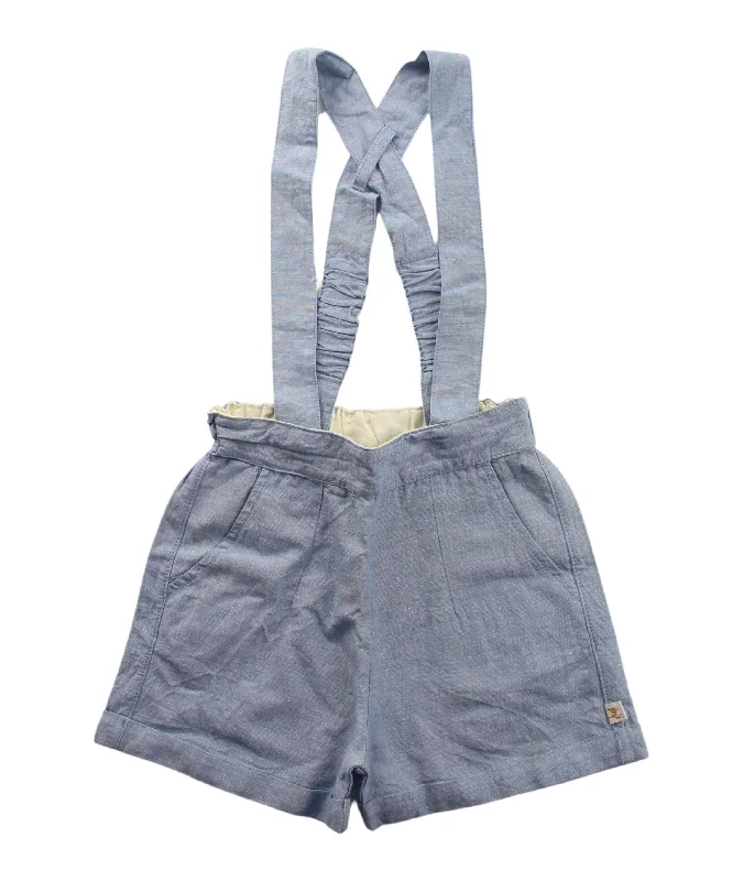 Men's Pants with Adjustable CuffsLes Enfantines Overall Short 2T