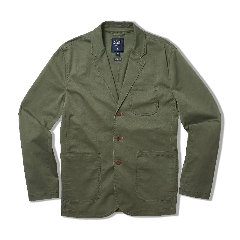 Thompson Flex Stretch Blazer - Olivine