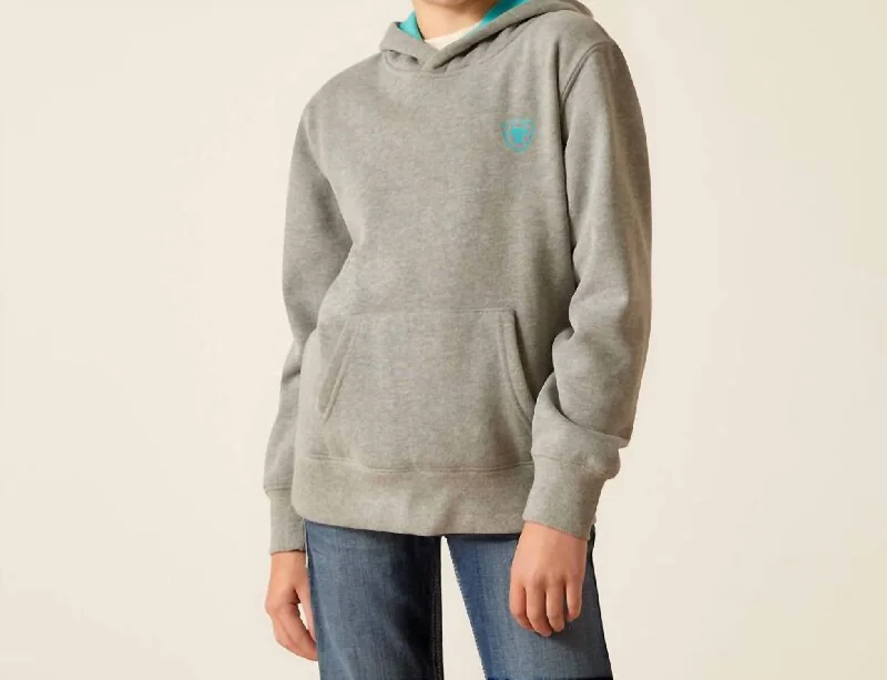 Men's Hoodies with Adjustable HoodsGirl's Equipment Hoodie In Heather Grey