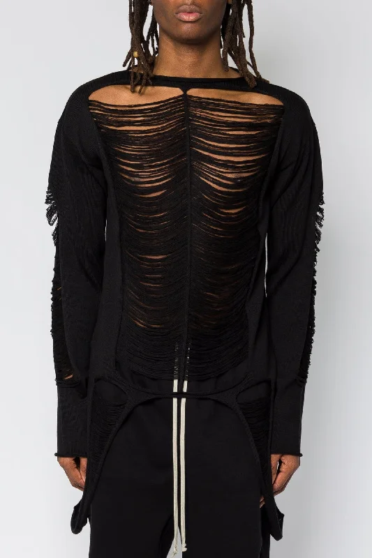 Rick Owens LS Top in Black SS25
