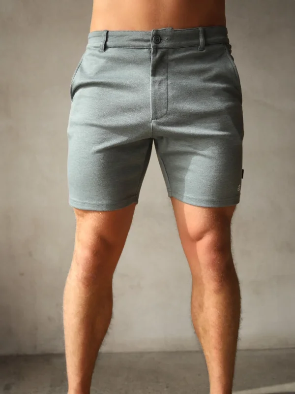 Men's Elastic-Waisted Pants for Easy MovementSorrento Shorts - Marl Blue