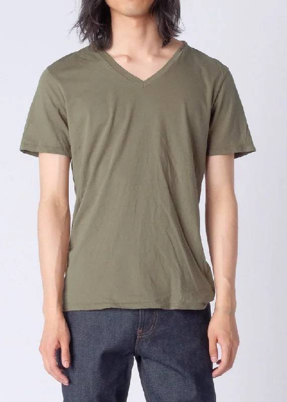 Sustainable Men's JeansBrooklyn Denim Co. Organic Cotton V-Neck T-Shirt - Beech Bark
