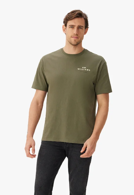 Men's Shirts with Button-Down PocketsR.M. Williams Mens Minimal T-Shirt