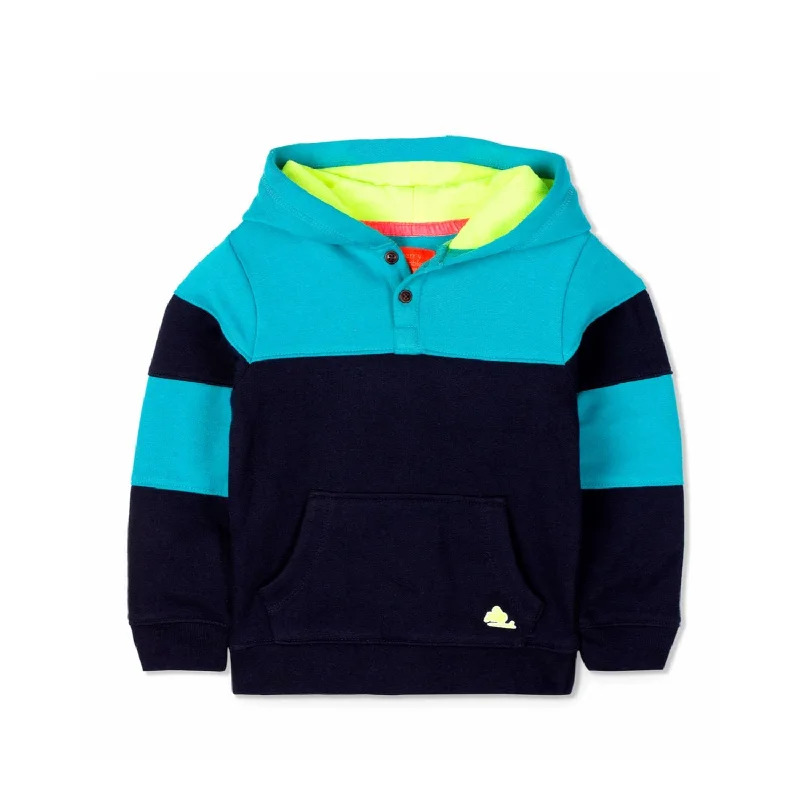 Men's Hoodies with Reflective StripesColorblock Downtown Hoodie