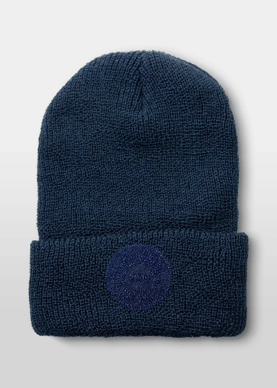 Oversized Relaxed-Fit Men's JeansBDC Embroidered Seal Beanie Navy