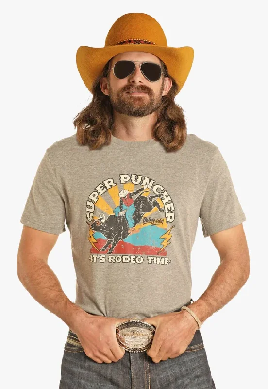 Men's Shirts with UV ProtectionRock and Roll Mens Dale Brisby Super Puncher T-Shirt