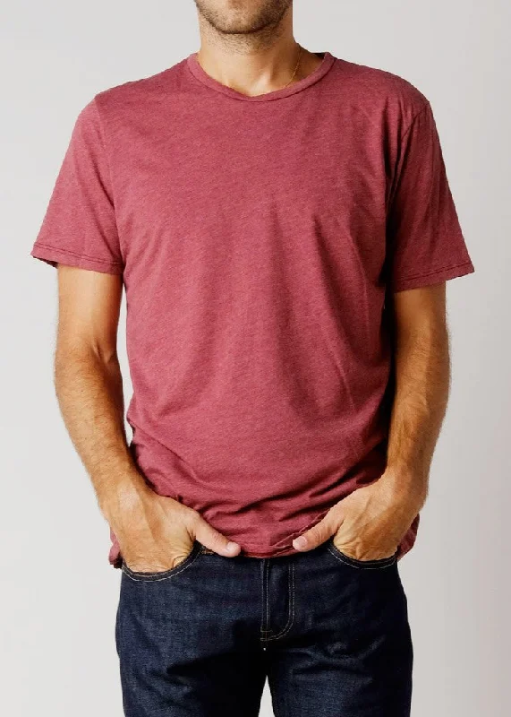High-Waisted Bootcut Men's JeansBrooklyn Denim Co. Recycled Plastic Tee - Emu Berry