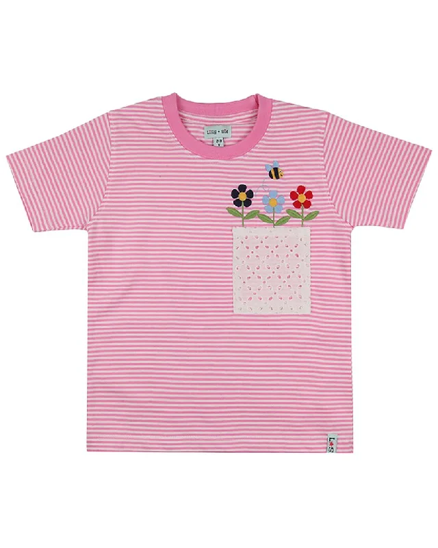 Patterned Men's Hawaiian ShirtsLilly and Sid Flower Pocket T-Shirt
