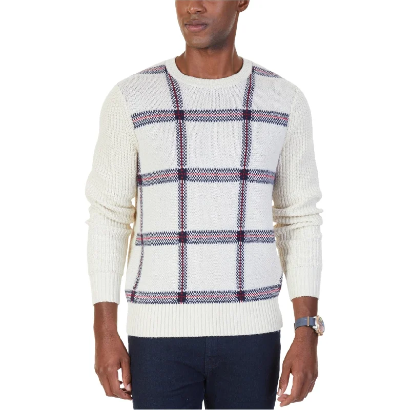 Men's Sweaters with Drawstring WaistbandsNautica Mens Double Knit Pullover Sweater, Off-White, Large Men's Sweaters with Drawstring WaistbandsNautica Mens Double Knit Pullover Sweater, Off-White, Large