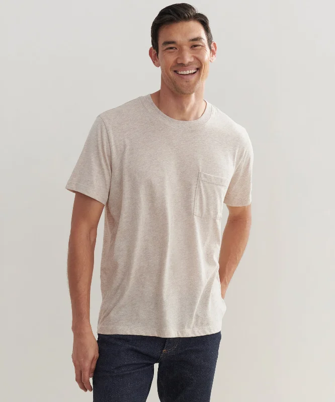 Men's Sweaters with Short SleevesMen's Vintage Pocket Tee