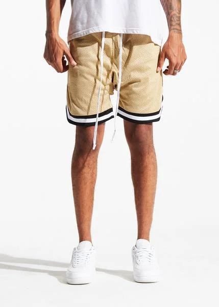 Fashionable Men's JeansJordan Ball Shorts (Khaki)
