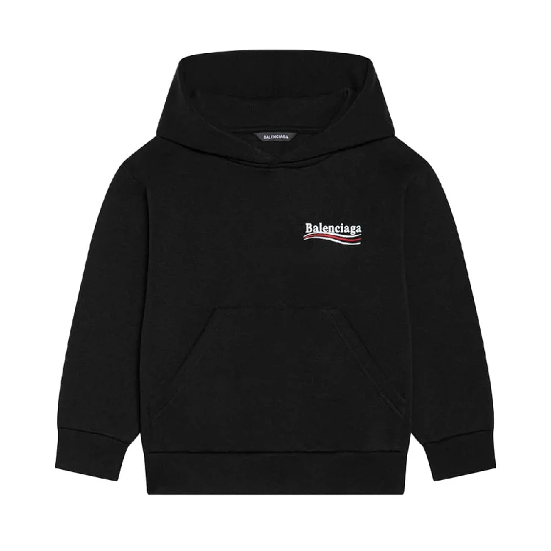 Men's Hoodies for Casual WearBlack Logo Hoodie