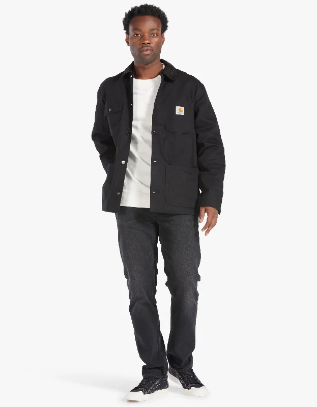 Men's Coats for SpringMichigan Coat - Black/Black Rigid