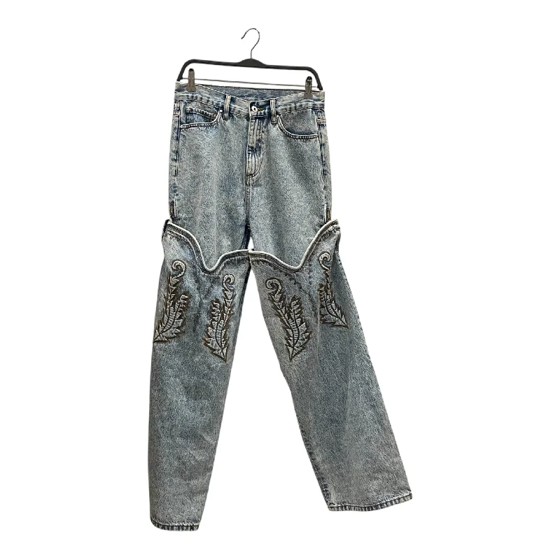Modern Ripped and Distressed Men's JeansY/PROJECT/Pants/M/Denim/BLU/COWBOY DETACHABLE PANTS