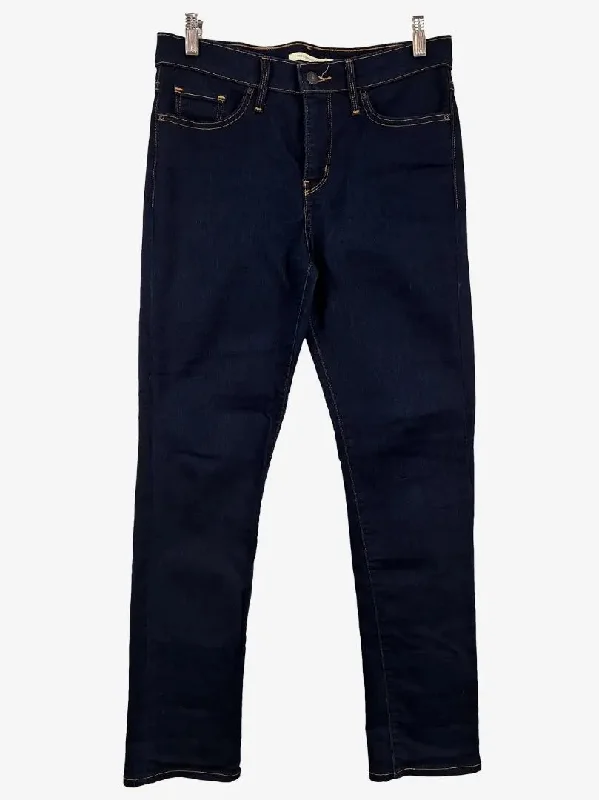 Men's Jeans with Functional PocketsLevi's Indigo Shaping Slim Jeans Size 10