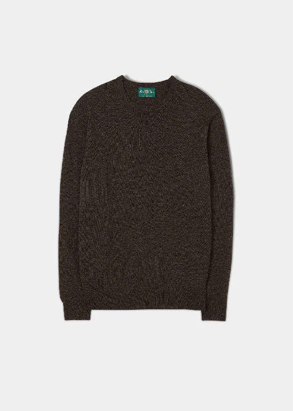 Men's Pants with Patch PocketsBrisbane Geelong Wool Jumper in Cocoa - Regular Fit