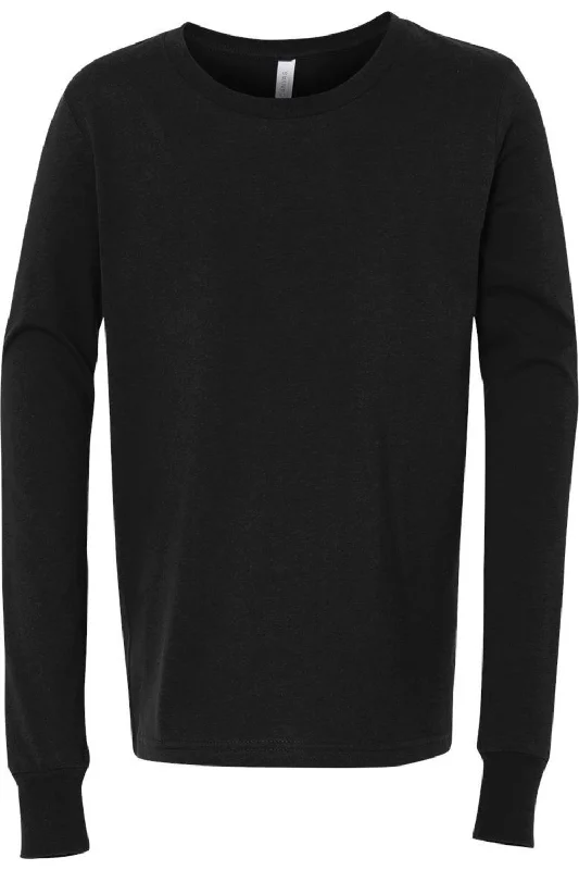 Men's Shirts with Wingtip CollarsBELLA + CANVAS Youth Jersey Long Sleeve Tee