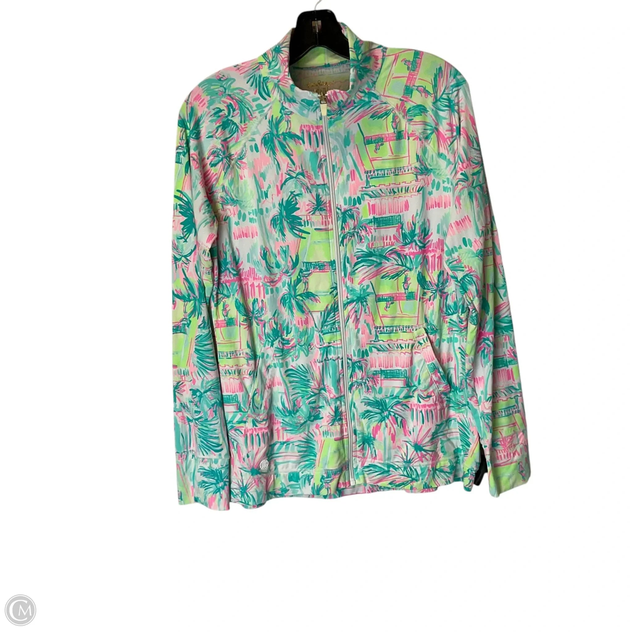 Men's Hoodies with Stretch FabricSweatshirt Designer By Lilly Pulitzer In Green, Size: M Men's Hoodies with Stretch FabricSweatshirt Designer By Lilly Pulitzer In Green, Size: M