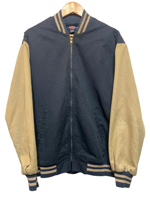 Men's Coats with Breathable FabricDickies Navy Mens Varsity Jacket (Size XL)