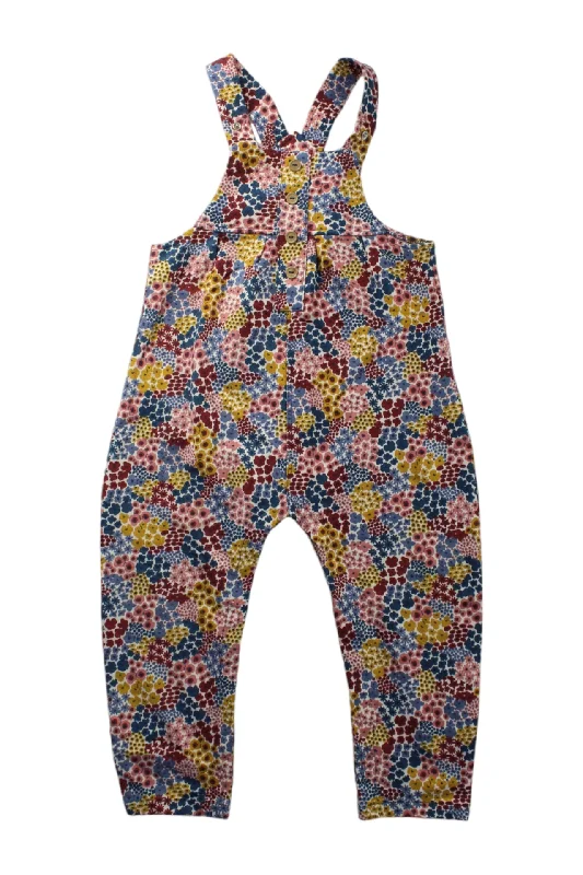 Men's Drawstring Pants for AdjustabilityVertbaudet Floral Long Overalls 3T