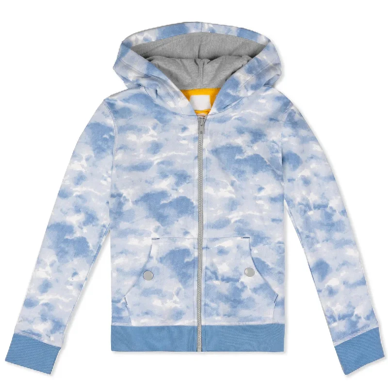 Modern Men's Tech HoodiesMightly Boys Blue Tie Dye Hoodie