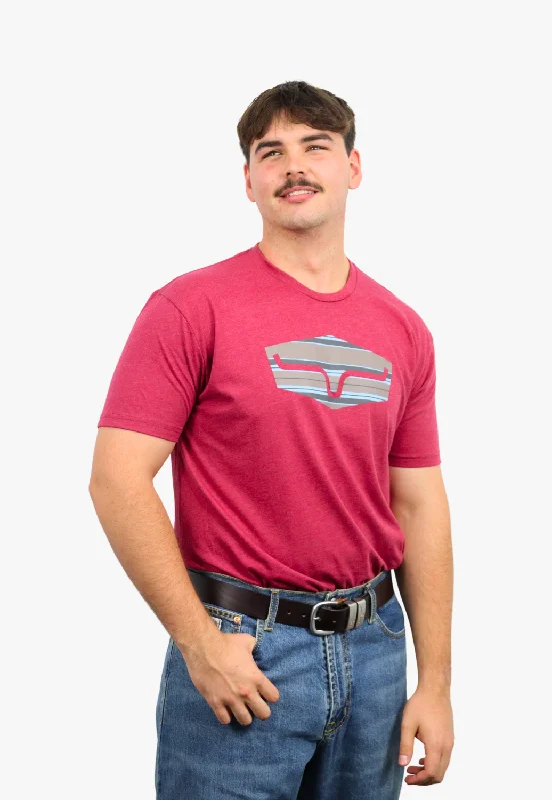 Men's Shirts with Ruffled HemlinesKimes Ranch Mens Box Seats T-Shirt
