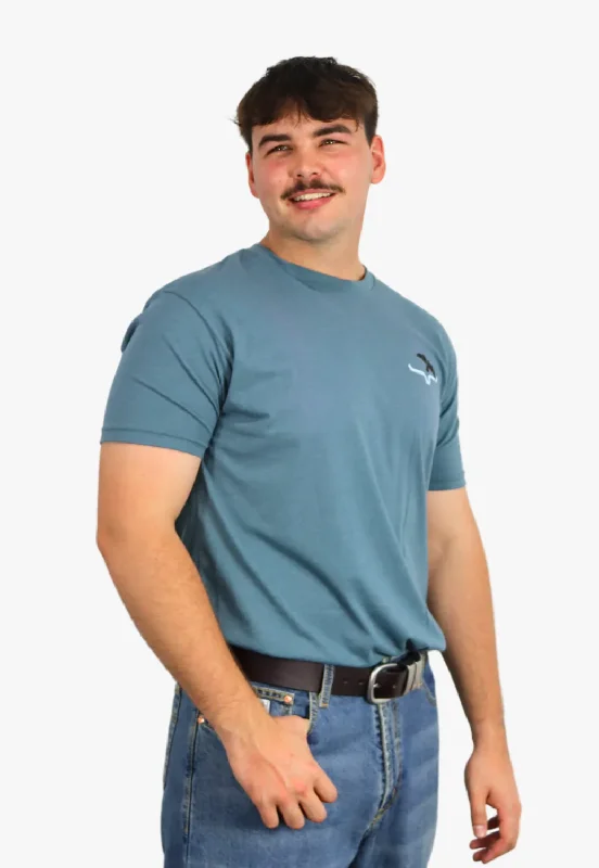 Men's Shirts with Surplice HemlinesKimes Ranch Mens Scottsdale Sunset T-Shirt