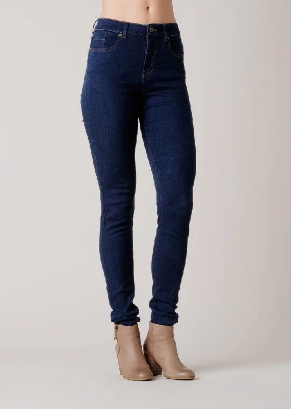 Men's Jeans with RipsBrooklyn Denim Co. High Rise Skinny Jean - Indigo