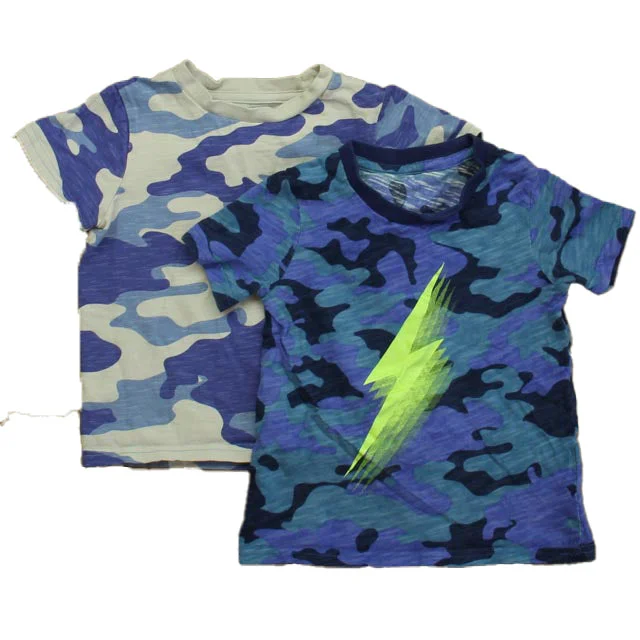 Men's Shirts with Adjustable HemlinesRockets of Awesome Boys Blue Camo T-Shirt
