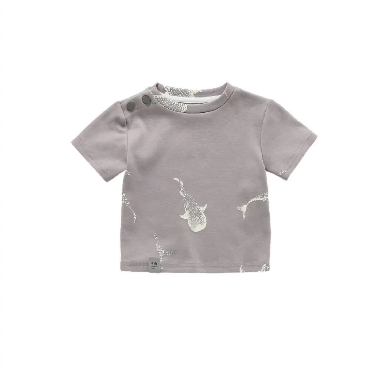 Men's Shirts with Patch PocketsBaby Boxy T-Shirt In Grey