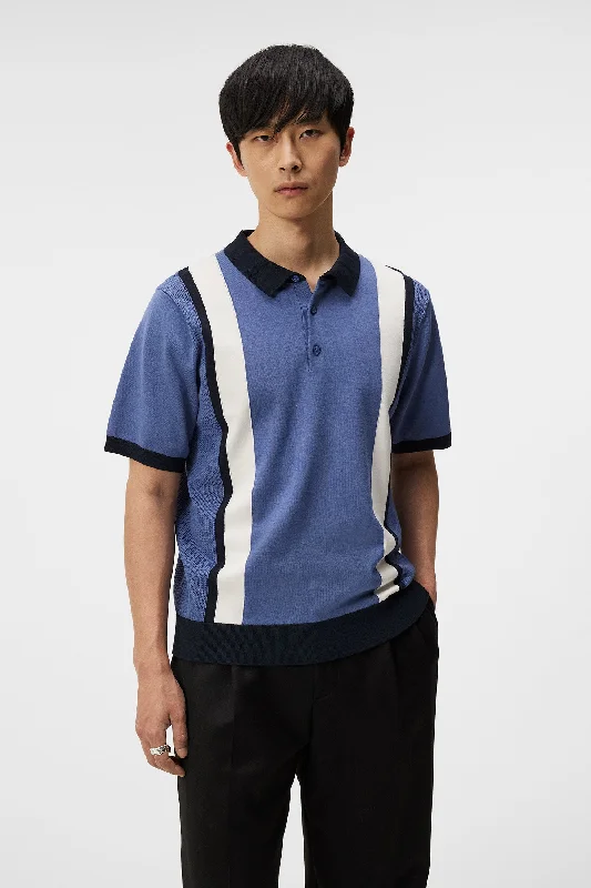 Men's Sweaters with Stand-Up CollarsReymond Stripe Polo