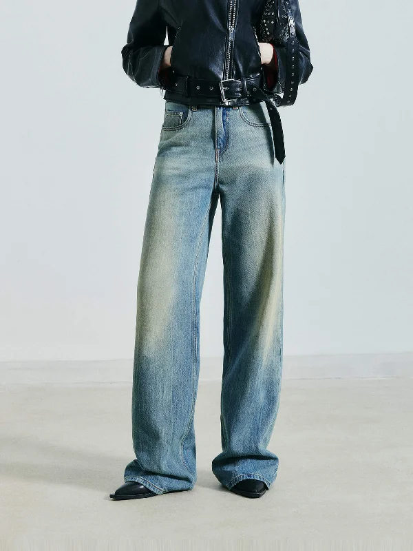 Men's Straight-Leg JeansNew Baggy Straight Jeans