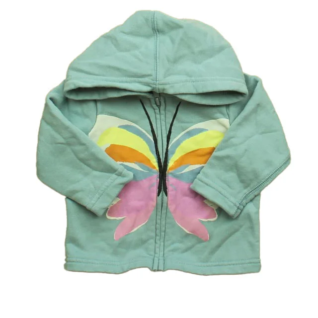Men's Hoodies with High-Low HemlinesTea Girls Blue Butterfly Hoodie