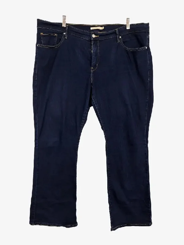 Comfort-Fit Men's JeansLevi's Indigo Shaping Bootcut Jeans Size 20