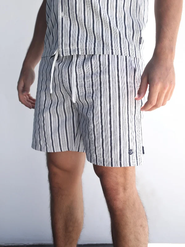 Men's Bike Shorts for CyclingAssisi Stripe Shorts - Navy
