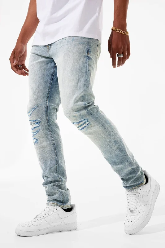 Men's Jeans Made from Recycled MaterialsSean - Attitude Denim (Azure)