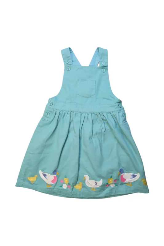 Men's Denim Shorts for SummerJojo Maman Bébé Duck Embroidered Pinafore Dress 5T-6T
