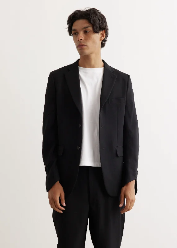 Men's Coats for LayeringGabardine Spiral Sleeve 2 Button Jacket