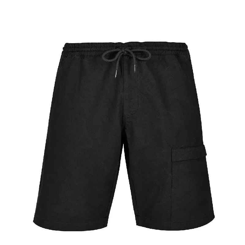 Casual Men's ChinosLeft Hand Cargo Shorts Black