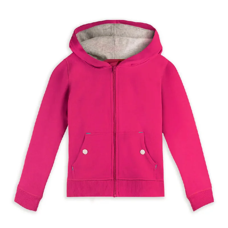 Men's Hoodies with ThumbholesMightly Girls Magenta Hoodie