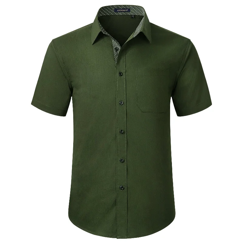 Men's Vintage T-Shirts for a Retro VibeMen's Short Sleeve Shirt with Pocket - B1-GREEN Men's Vintage T-Shirts for a Retro VibeMen's Short Sleeve Shirt with Pocket - B1-GREEN