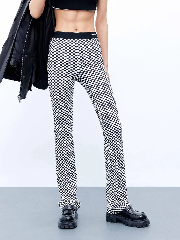 Men's Tapered JeansCheckered Super Stretch Pants
