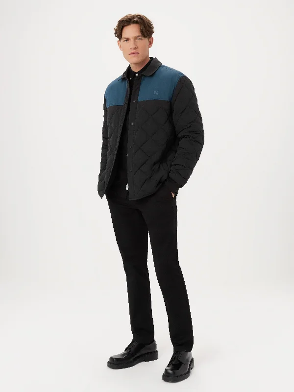 Men's Coats for SpringThe Skyline Point Collar Jacket in Washed Black