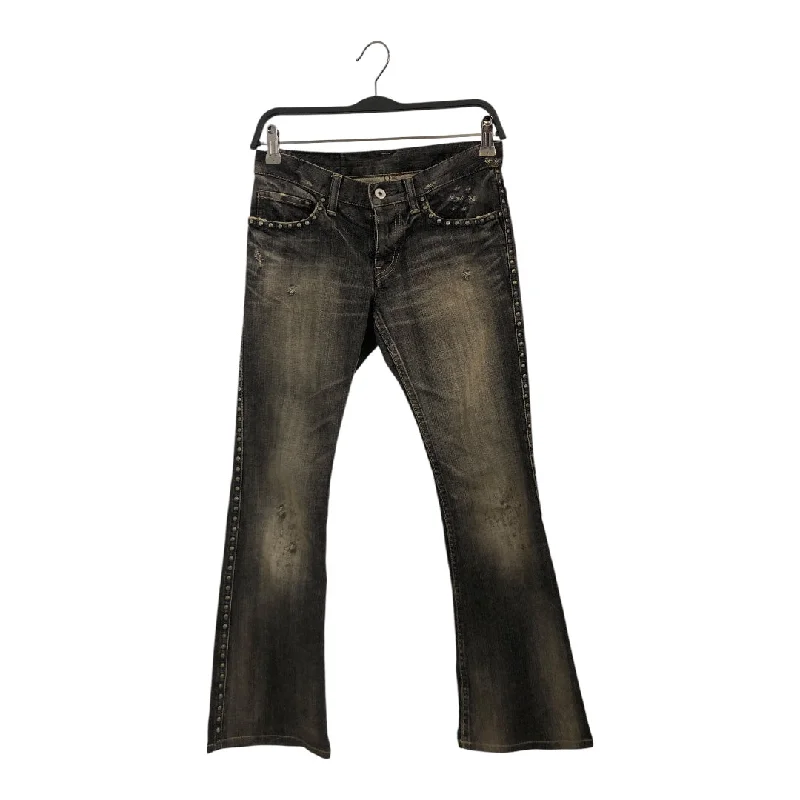 Men's Jeans with Stretch FabricHYSTERIC GLAMOUR/Bottoms/XXS/Denim/BLK/Button Fly/XXS